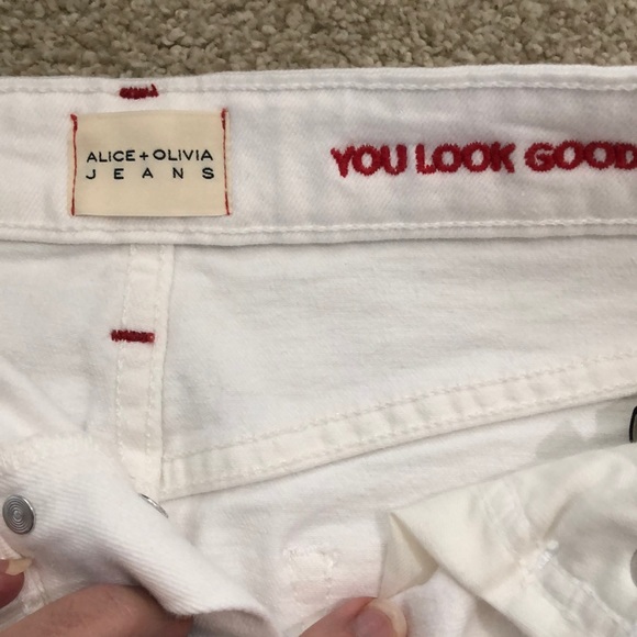 Alice and Olivia denim skirt. 28 - Picture 5 of 9